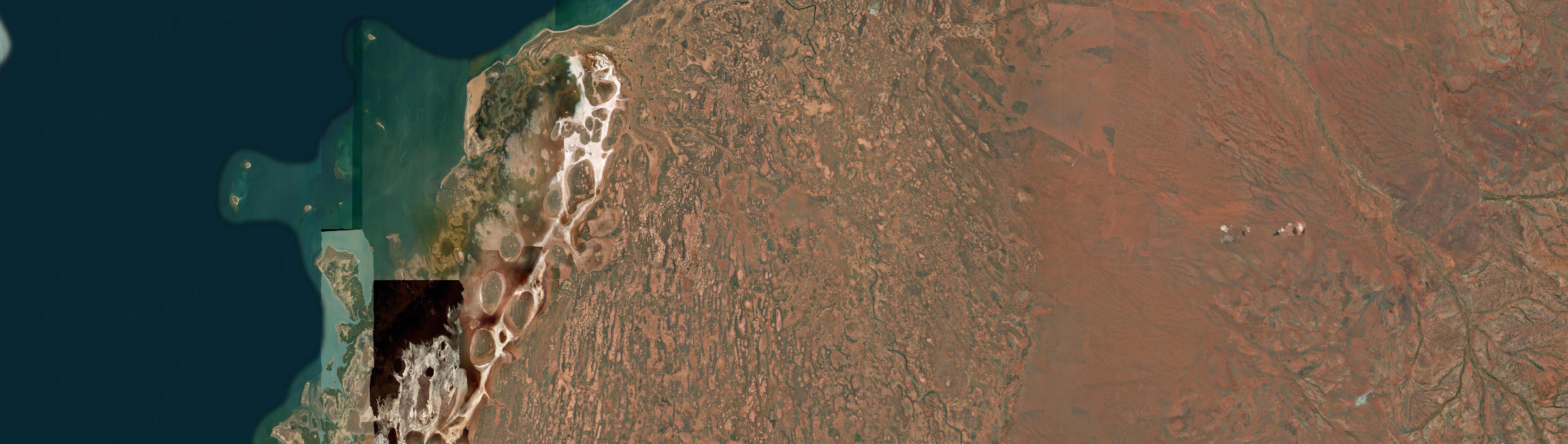 Aerial view of Talandji, WA