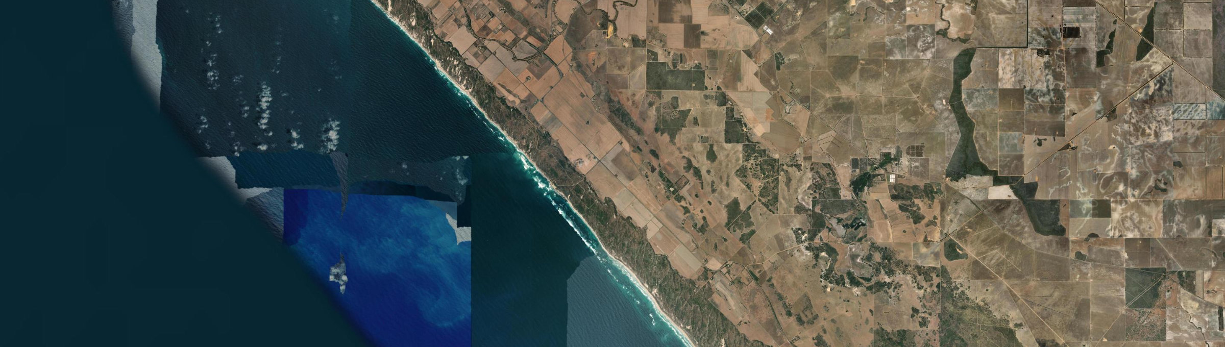 Aerial view of South Greenough, WA