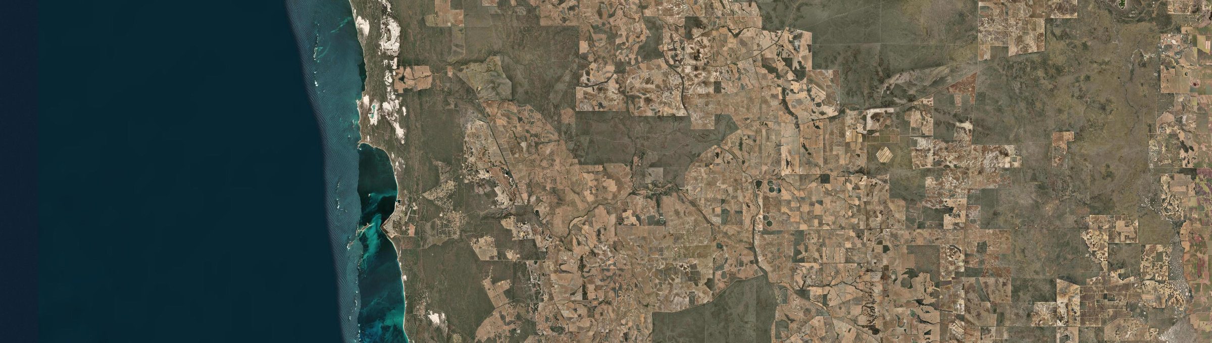 Aerial view of Hill River (WA), WA