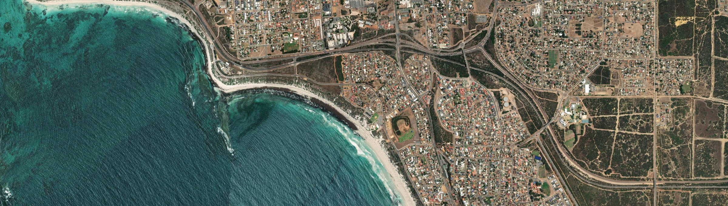 Aerial view of Mahomets Flats, WA