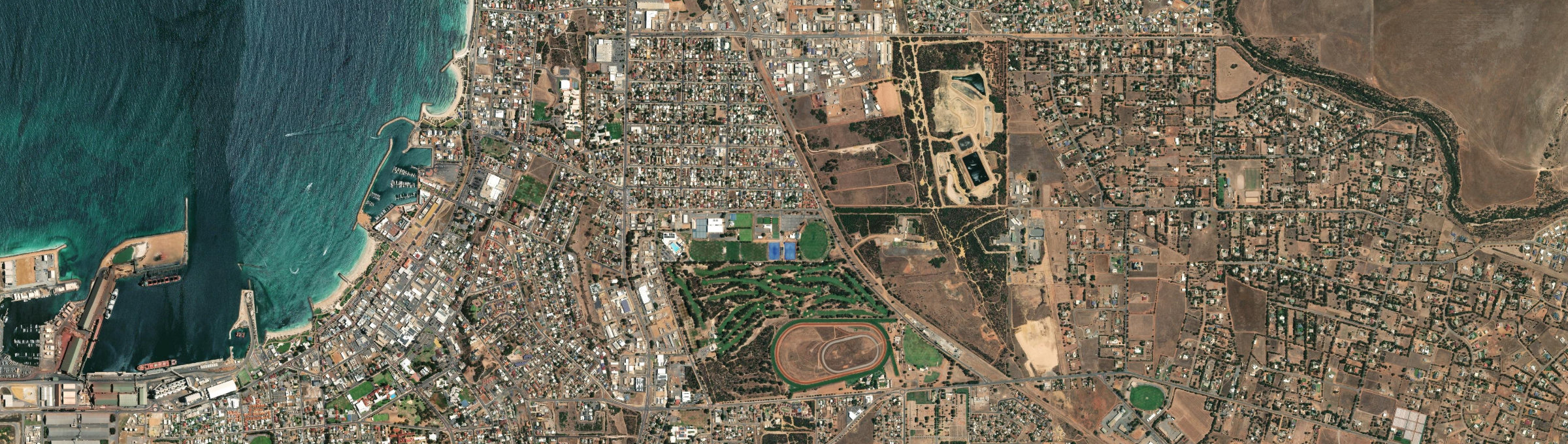 Aerial view of Wonthella, WA