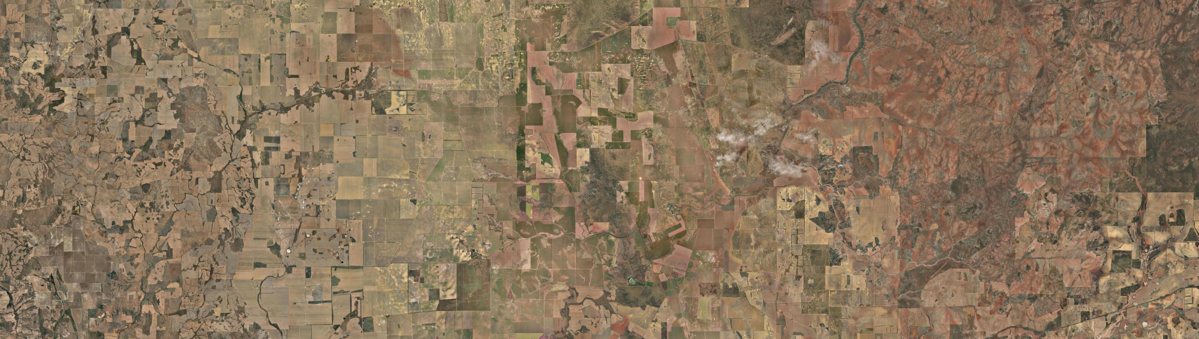 Aerial view of East Yuna, WA