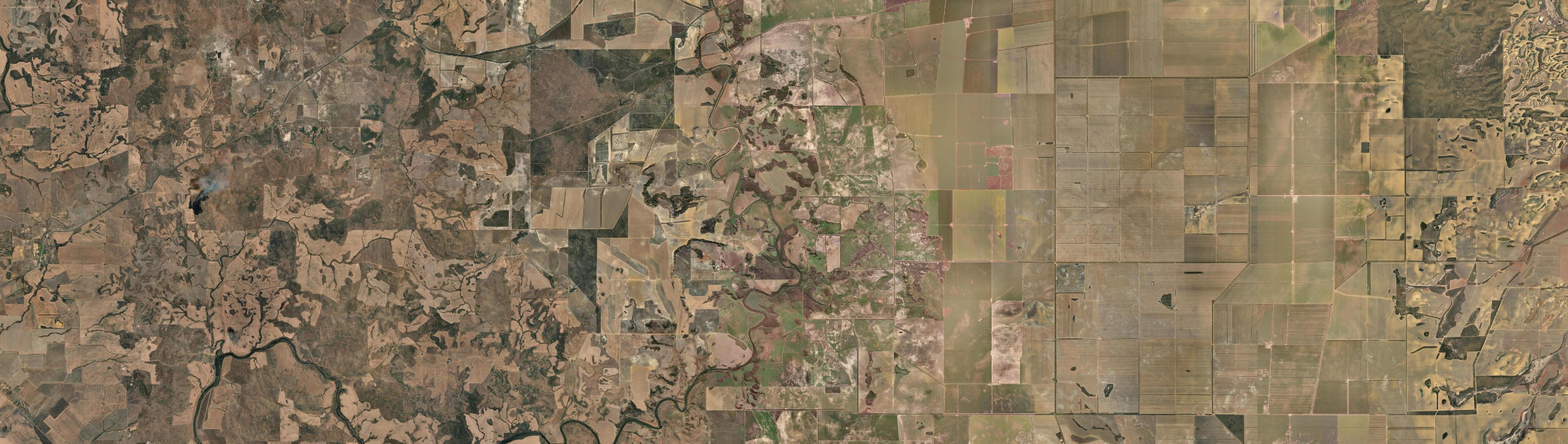 Aerial view of Eradu South, WA