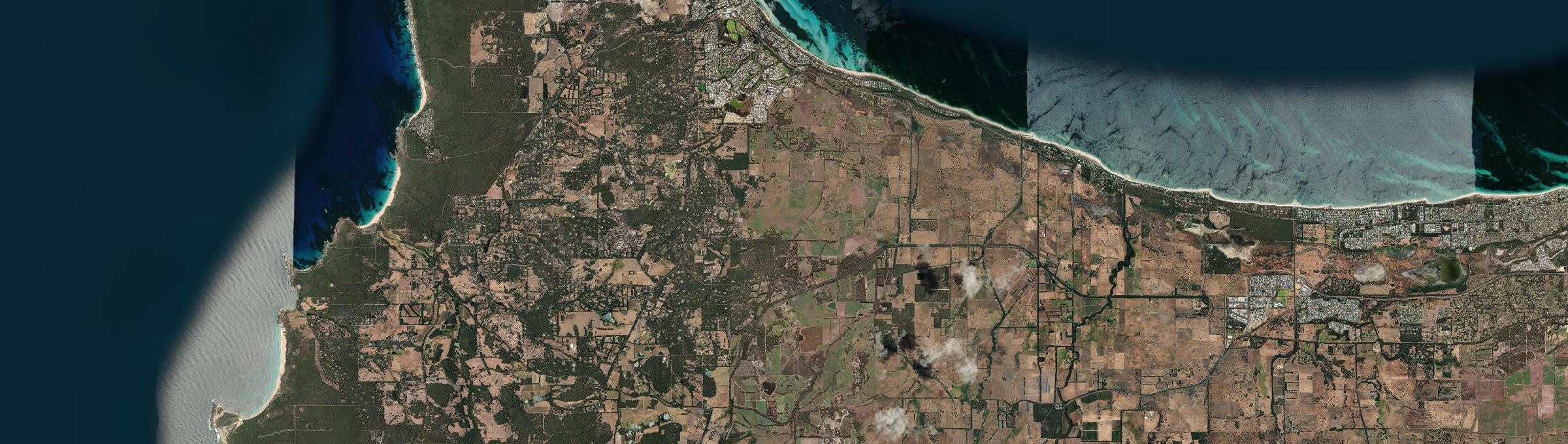 Aerial view of Quindalup, WA