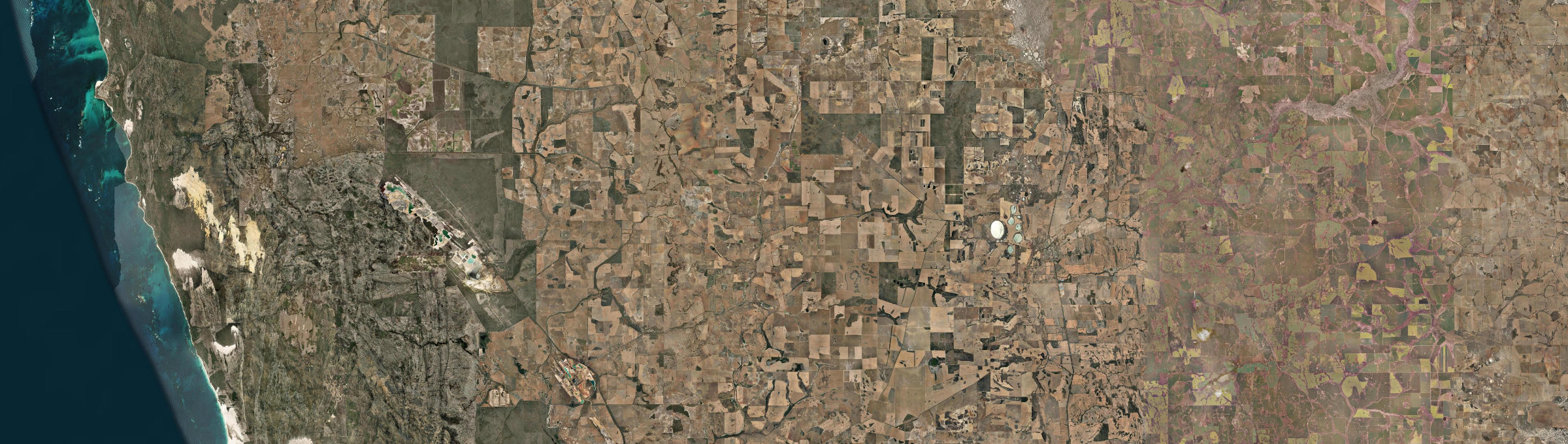 Aerial view of Dandaragan, WA