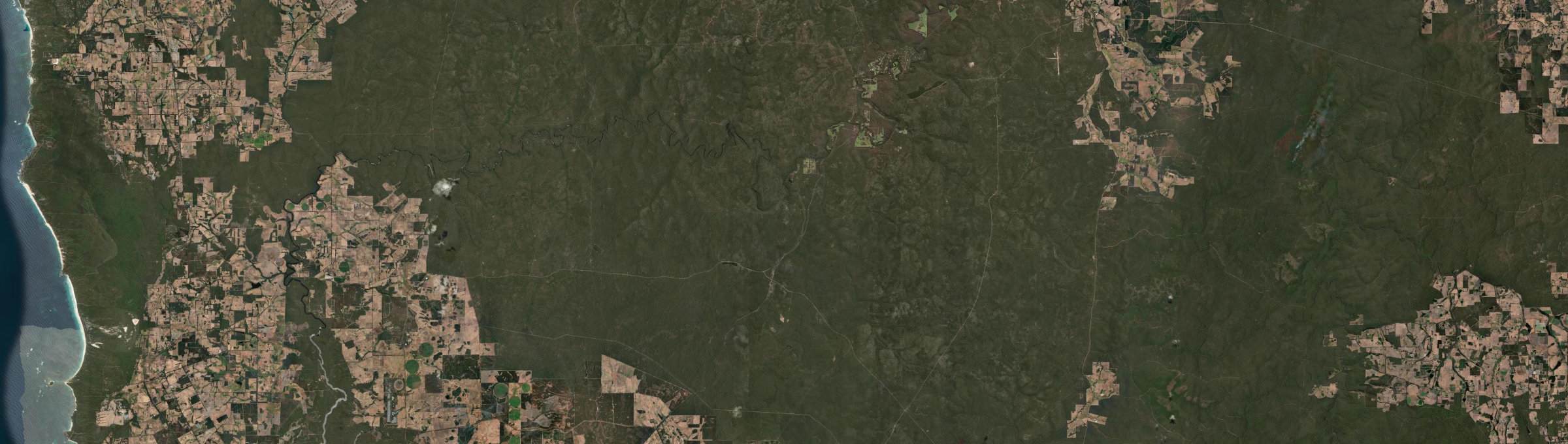 Aerial view of Darradup, WA