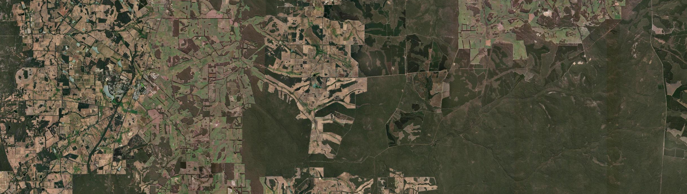 Aerial view of Treeton, WA