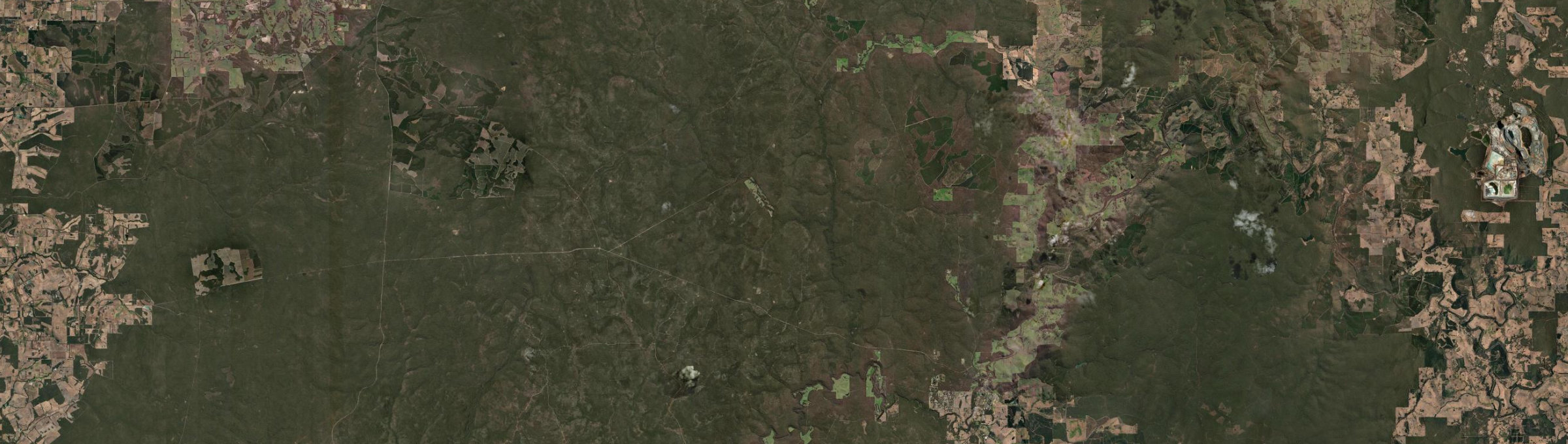 Aerial view of Barrabup, WA