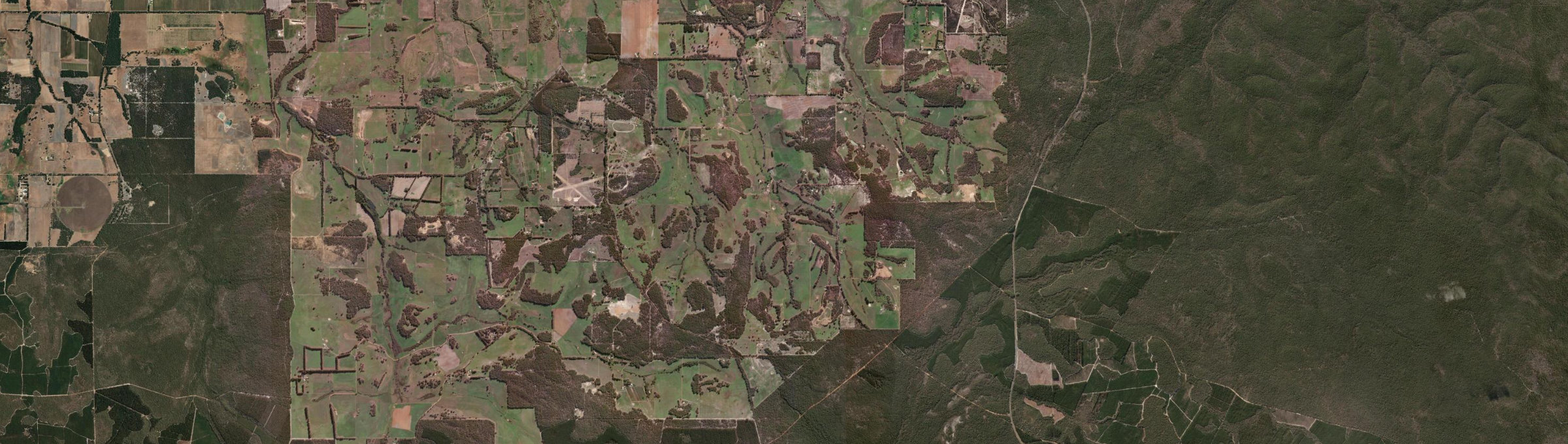 Aerial view of Walsall, WA