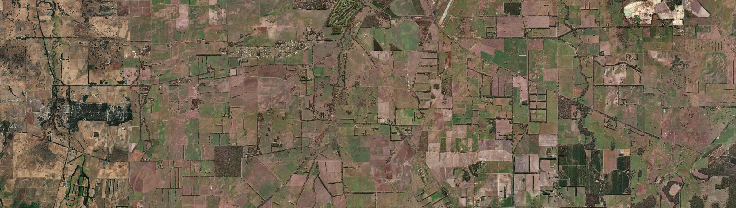 Aerial view of Kalgup, WA