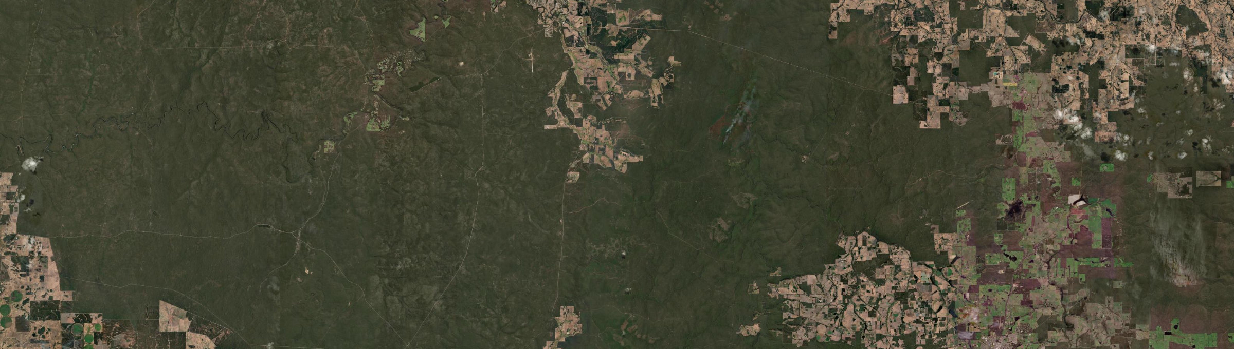 Aerial view of Carlotta, WA