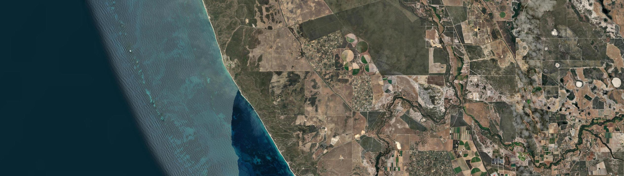 Aerial view of Gabbadah, WA