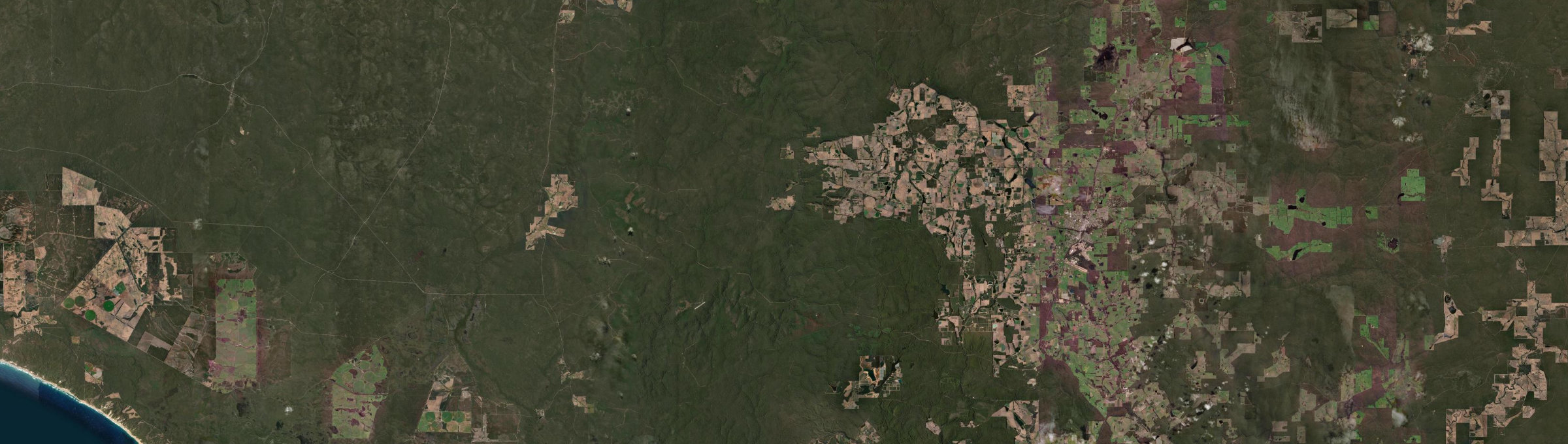 Aerial view of Glenoran, WA
