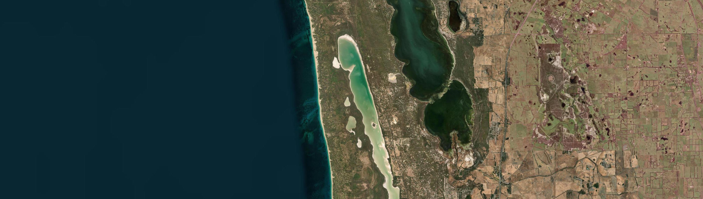 Aerial view of Clifton (WA), WA