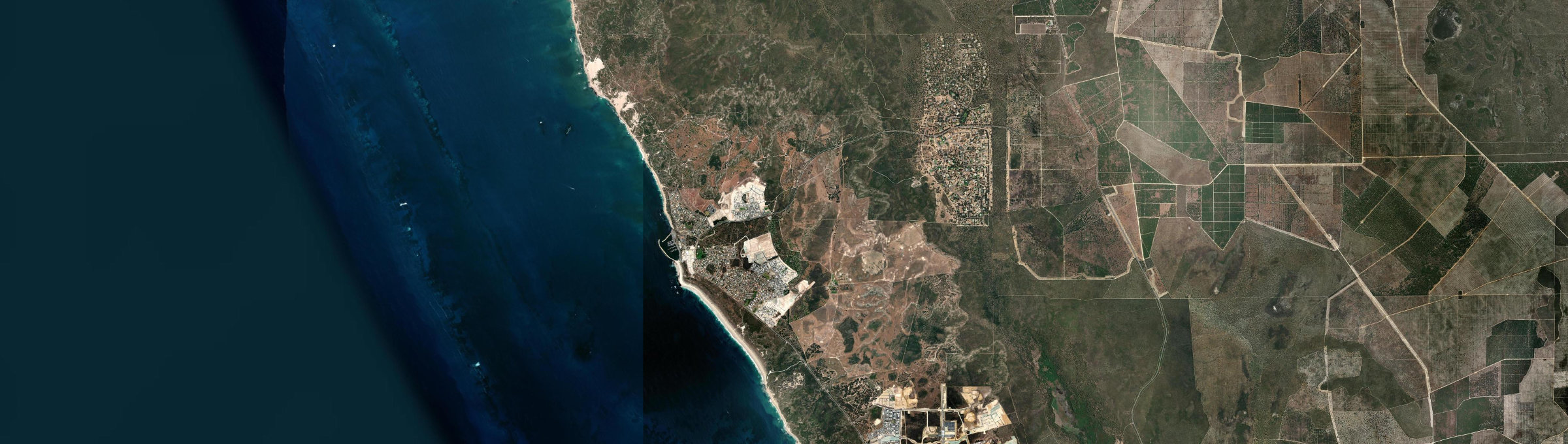 Aerial view of Two Rocks, WA