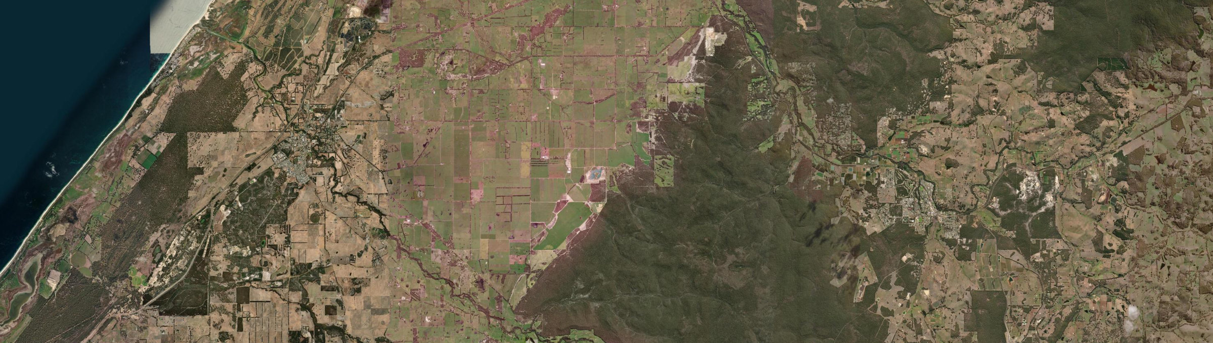 Aerial view of The Plains, WA