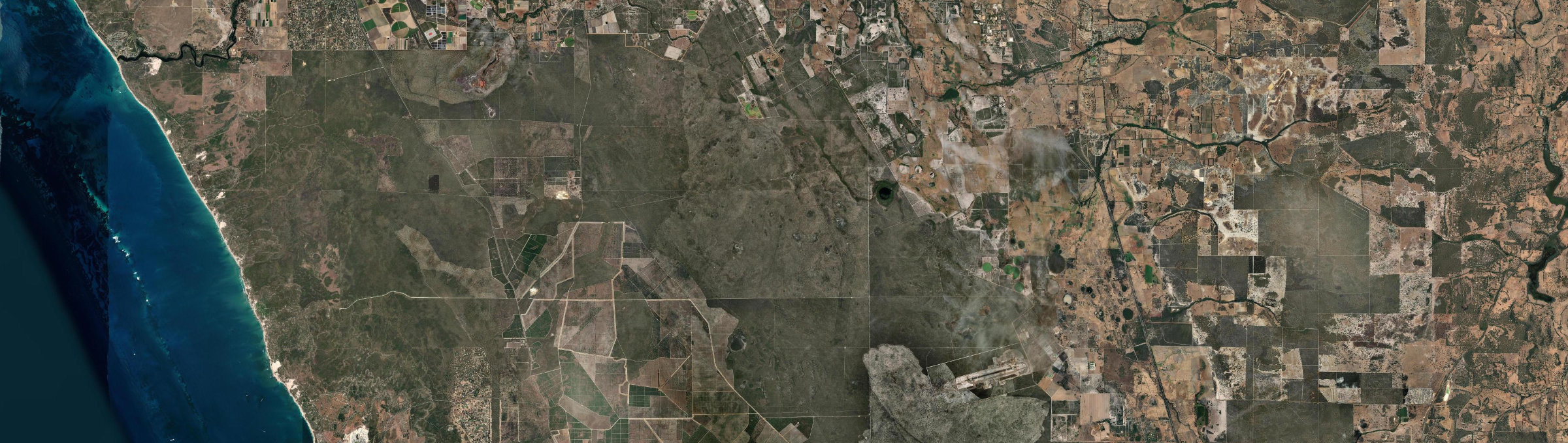 Aerial view of Yeal, WA