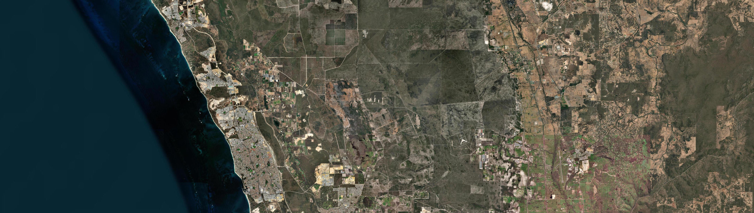 Aerial view of Pinjar, WA