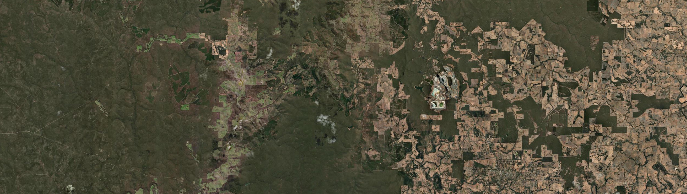 Aerial view of Southampton (WA), WA