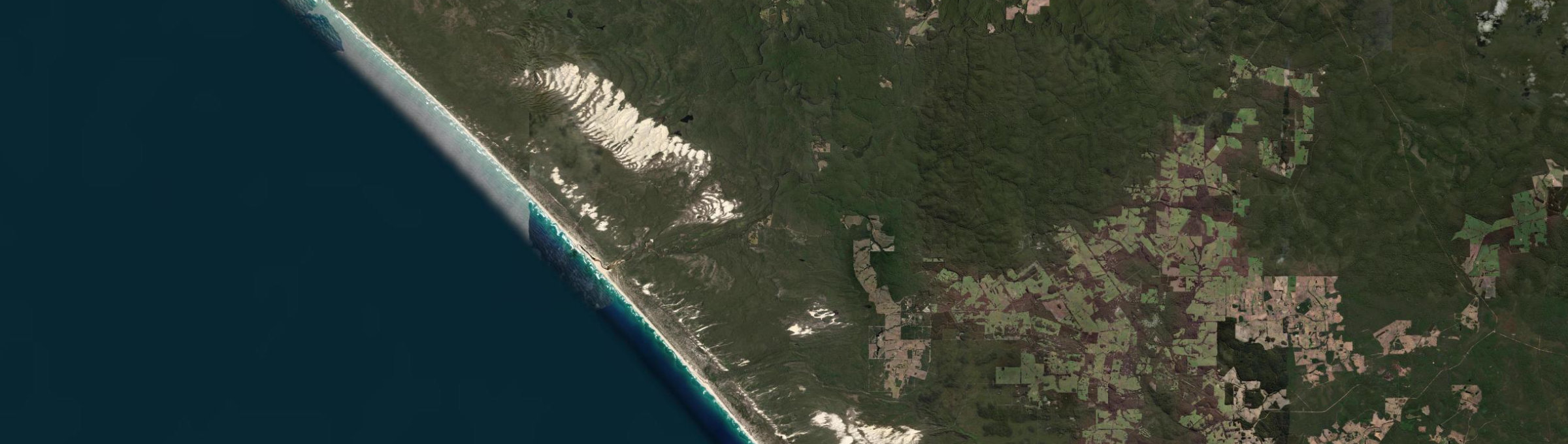 Aerial view of Callcup, WA