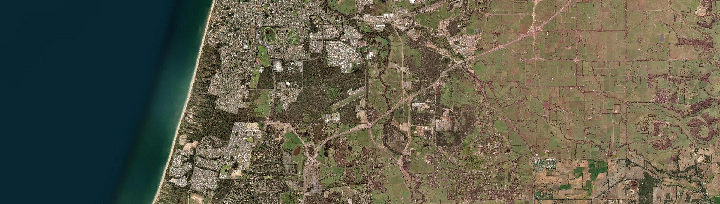 Aerial view of Davenport (WA), WA