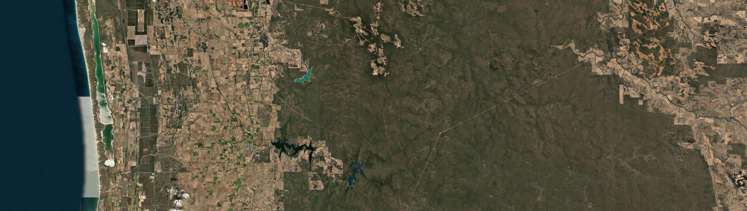 Aerial view of Hoffman, WA