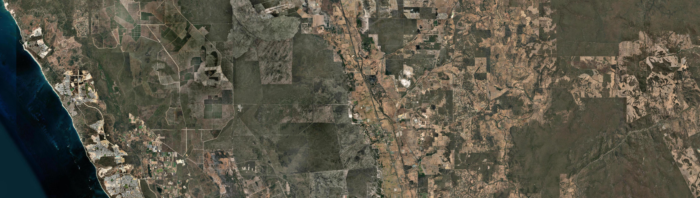 Aerial view of Muchea, WA