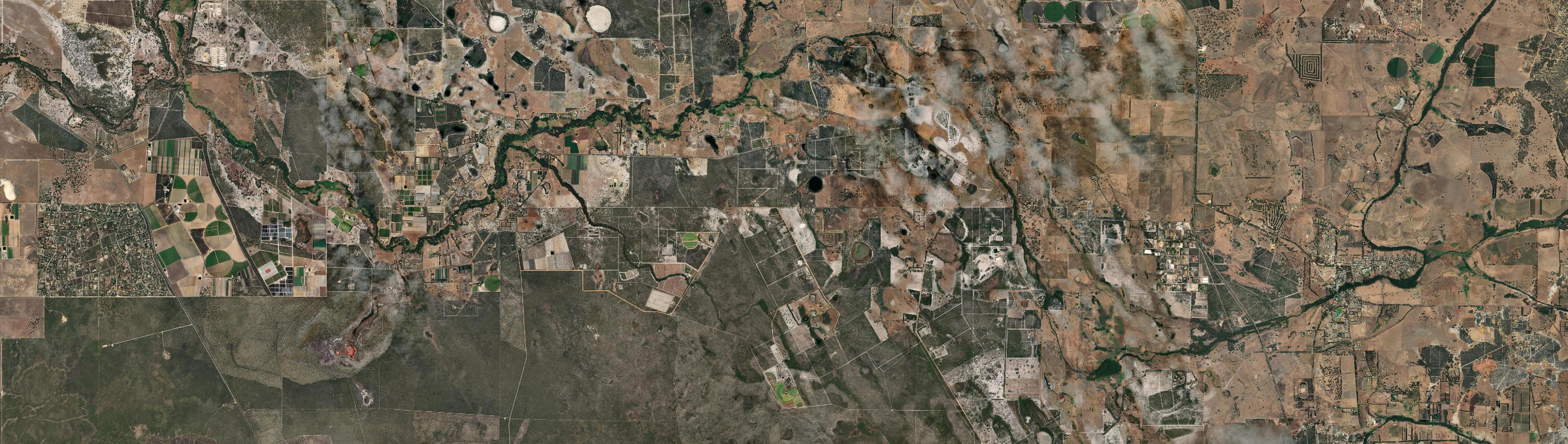 Aerial view of Muckenburra, WA