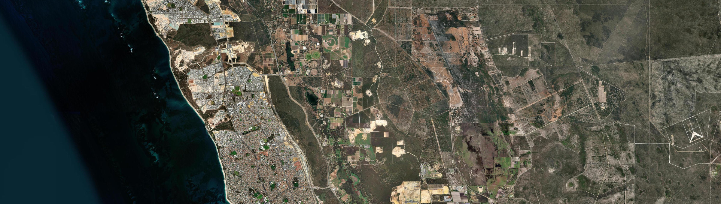 Aerial view of Nowergup, WA