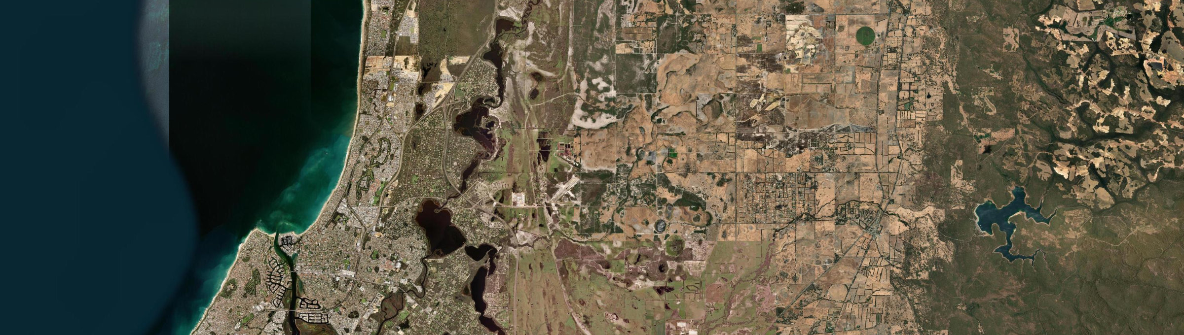 Aerial view of Nambeelup, WA