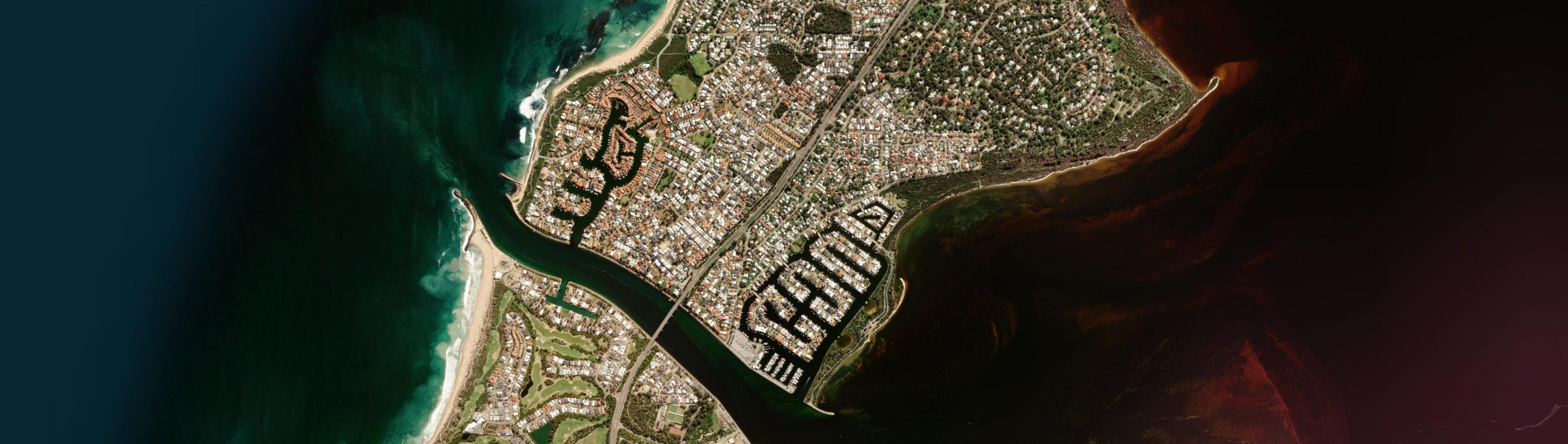 Aerial view of Wannanup, WA