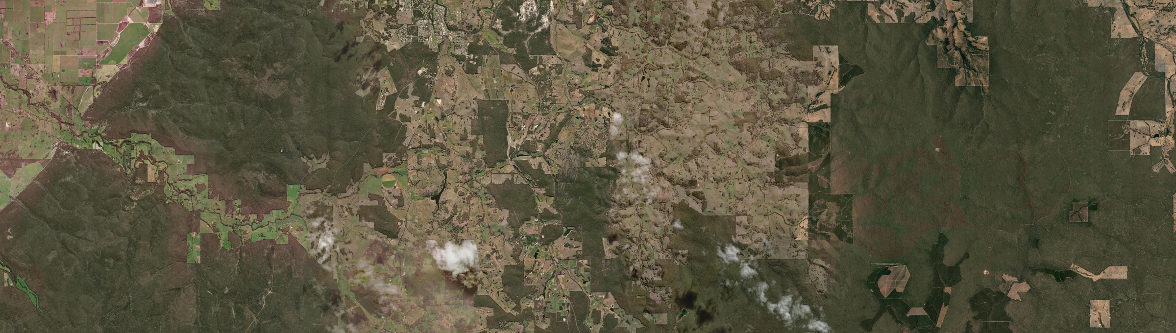 Aerial view of Brookhampton, WA