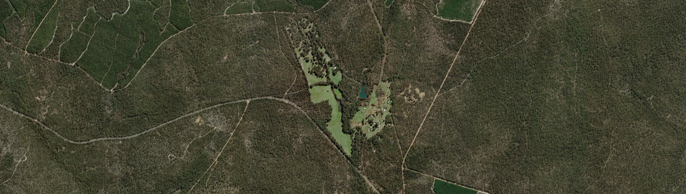 Aerial view of Jarrahwood, WA