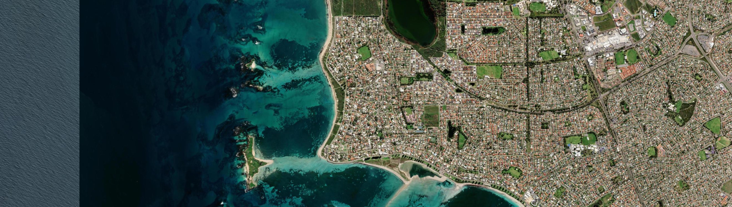 Aerial view of Shoalwater (WA), WA