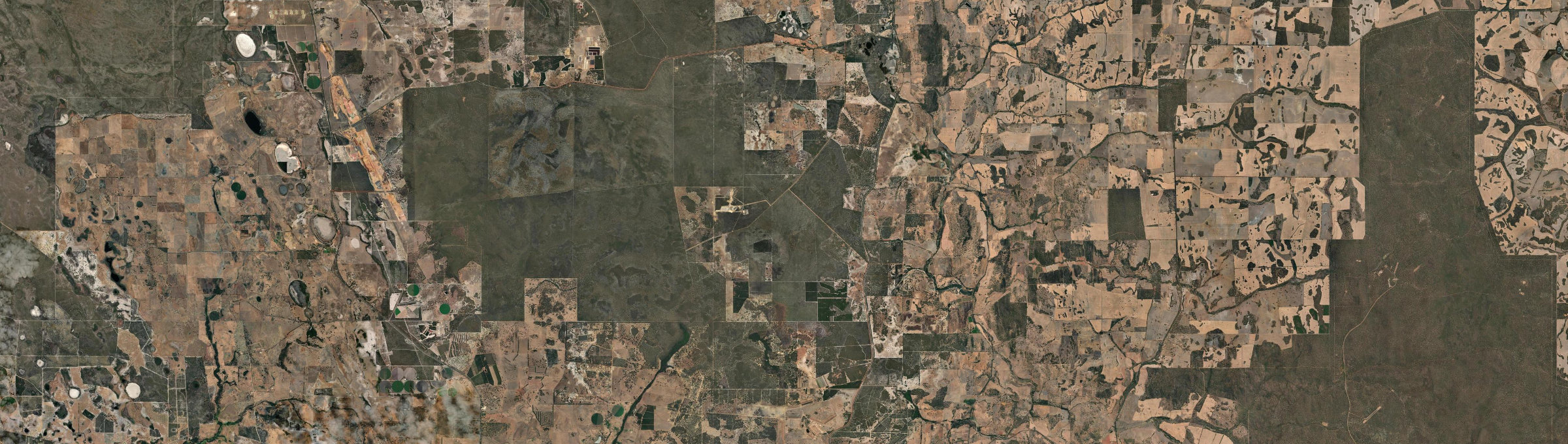 Aerial view of Cullalla, WA