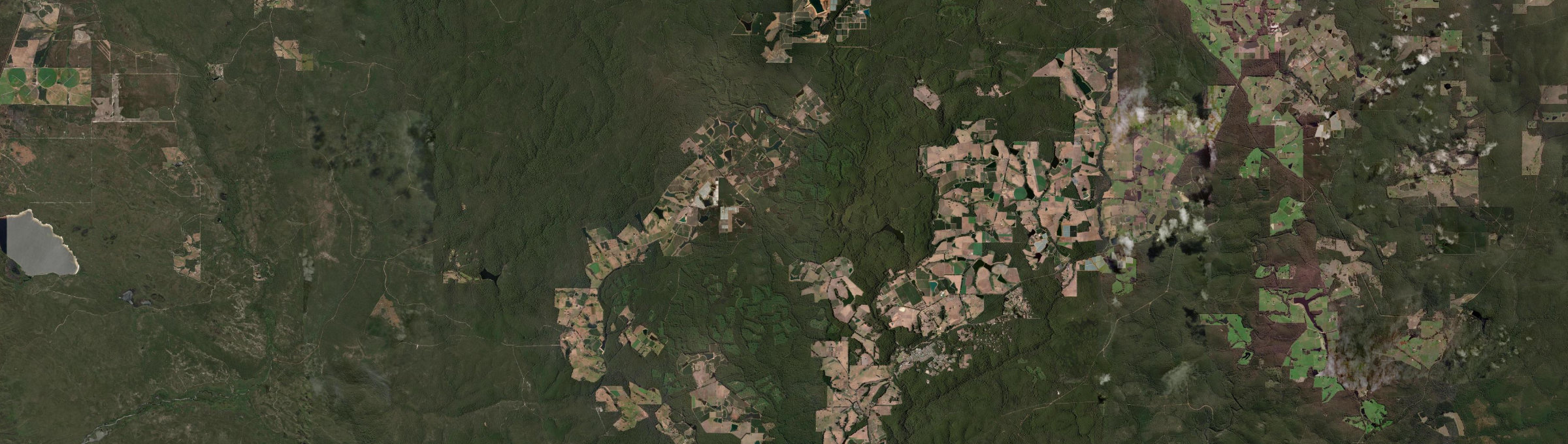 Aerial view of Channybearup, WA