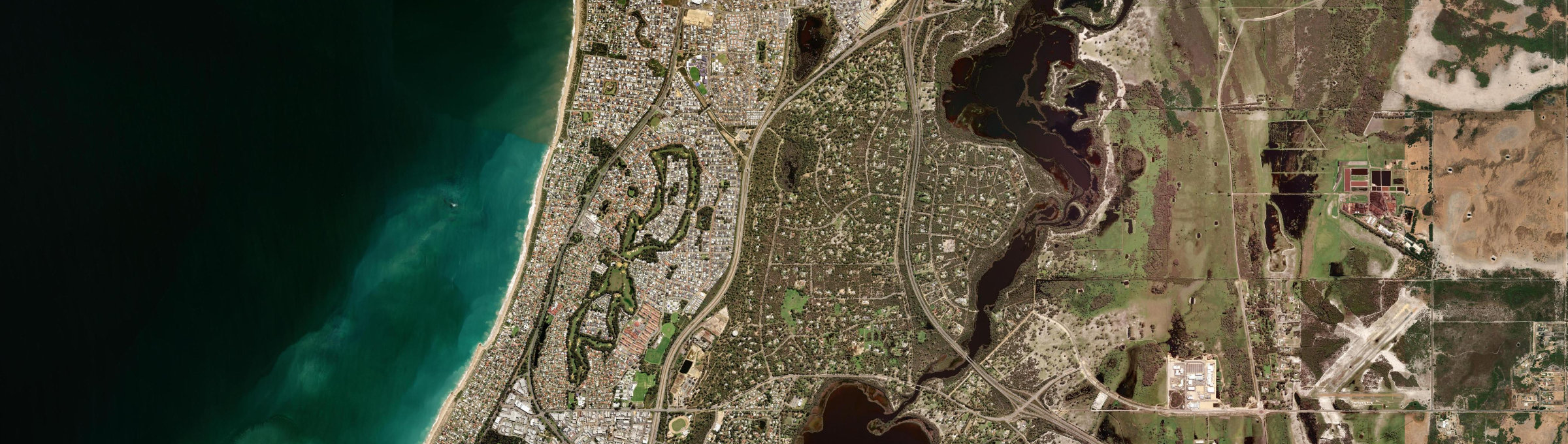 Aerial view of Parklands (WA), WA