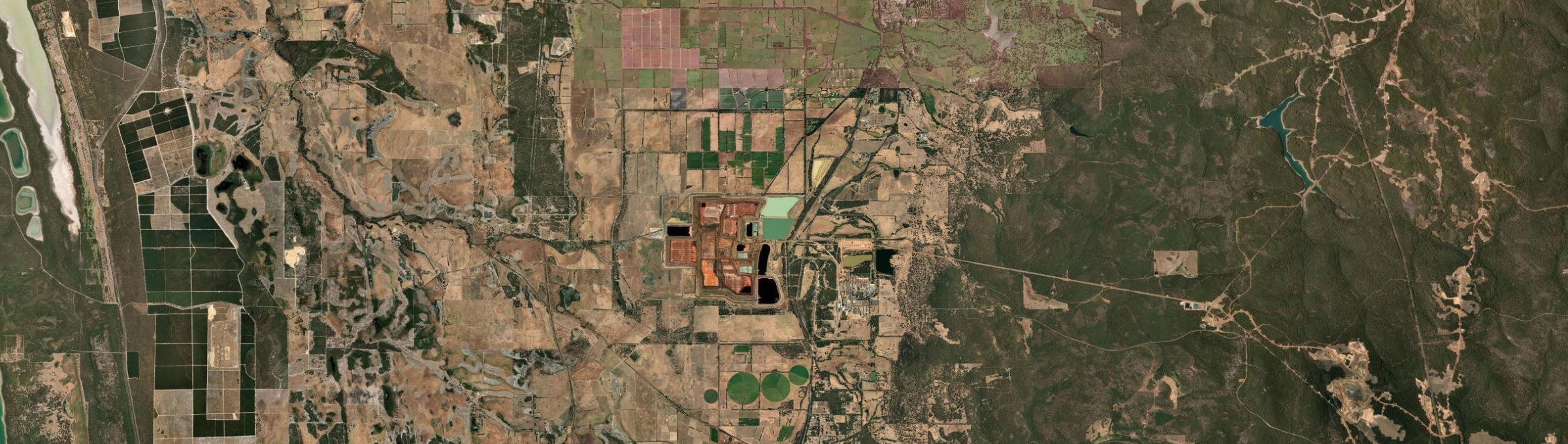 Aerial view of Wagerup, WA