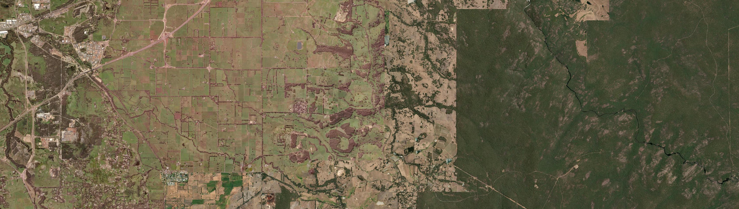 Aerial view of Henty (WA), WA