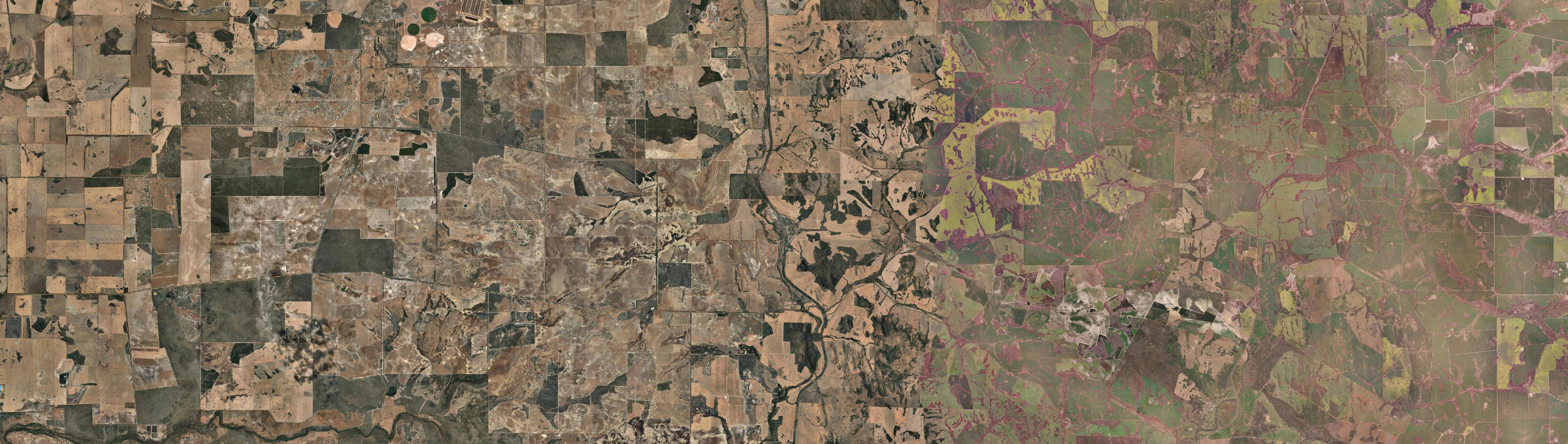 Aerial view of Gillingarra, WA