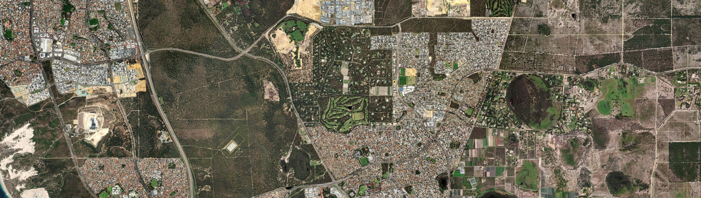Aerial view of Carramar (WA), WA