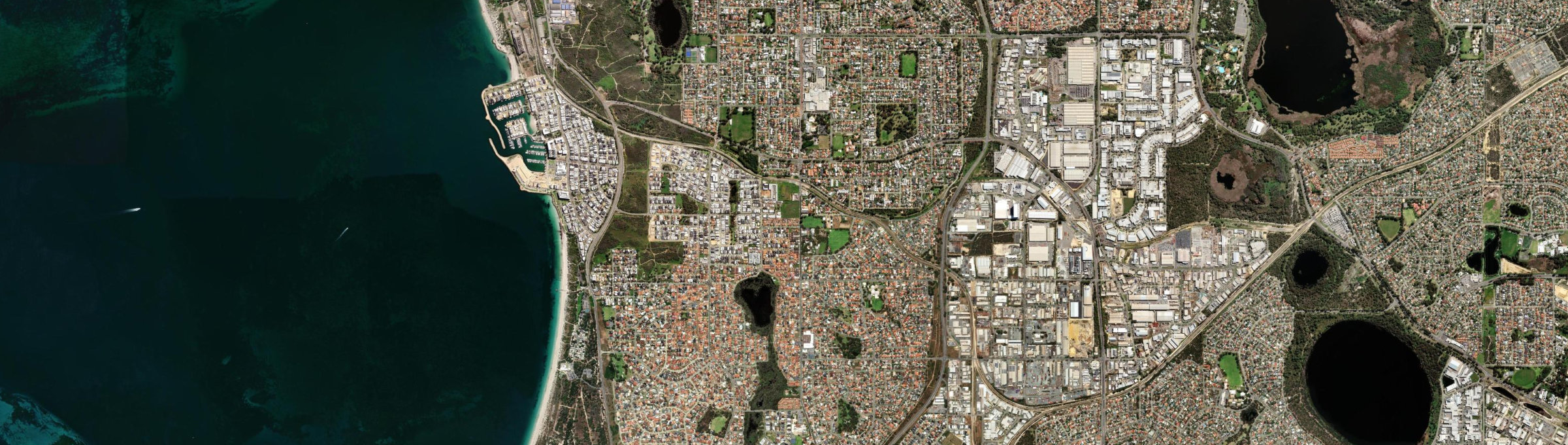 Aerial view of Spearwood, WA