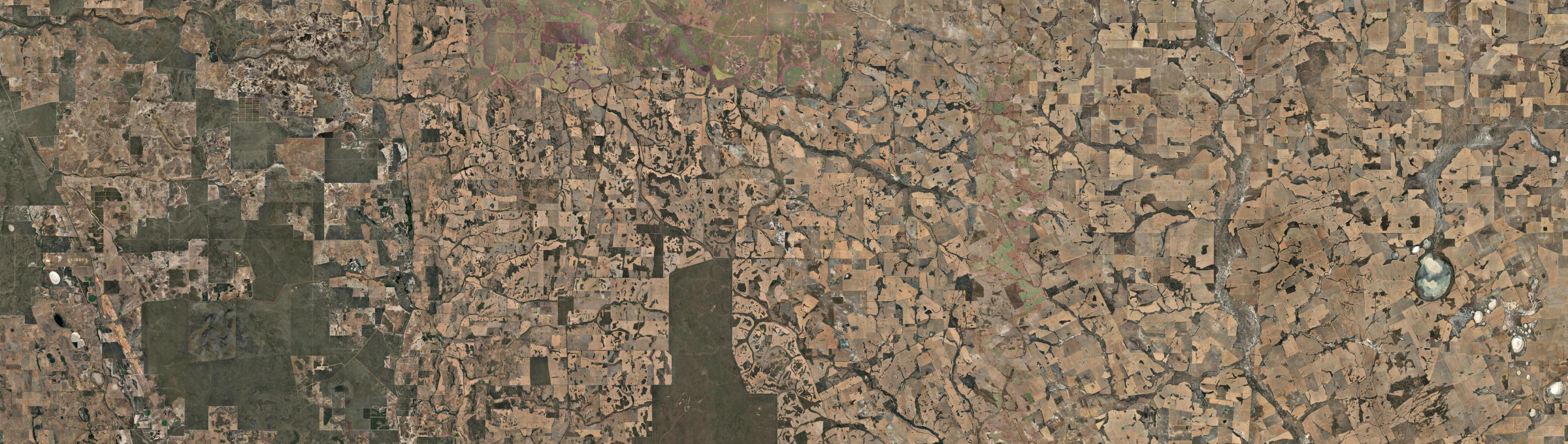 Aerial view of Old Plains, WA