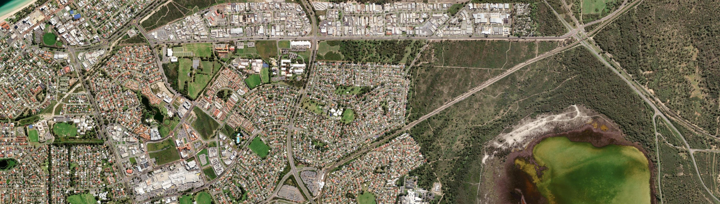 Aerial view of Hillman, WA
