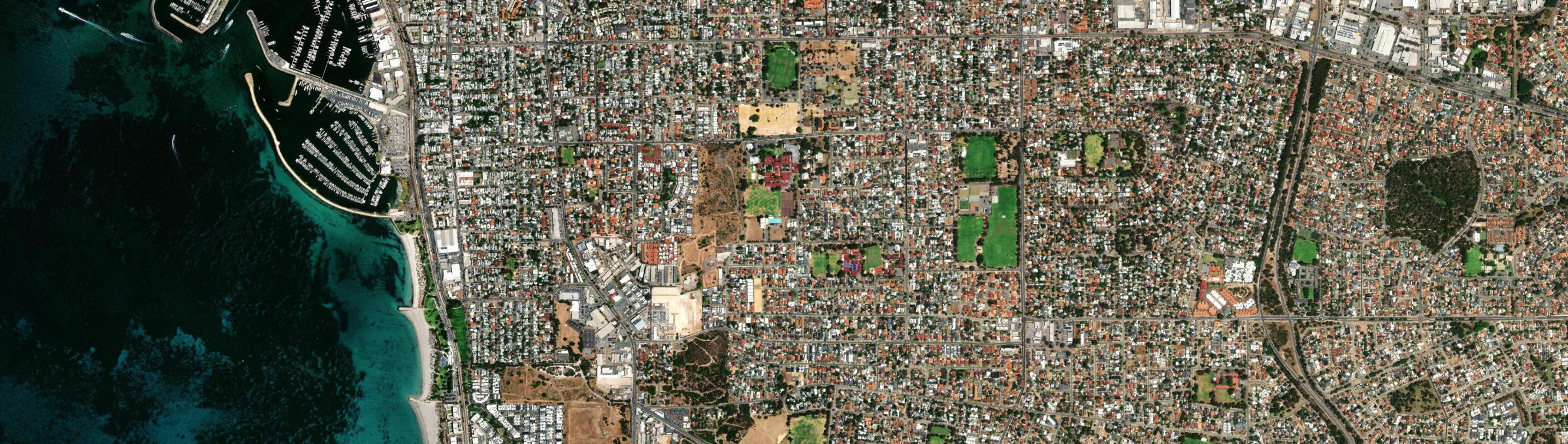 Aerial view of Beaconsfield (WA), WA