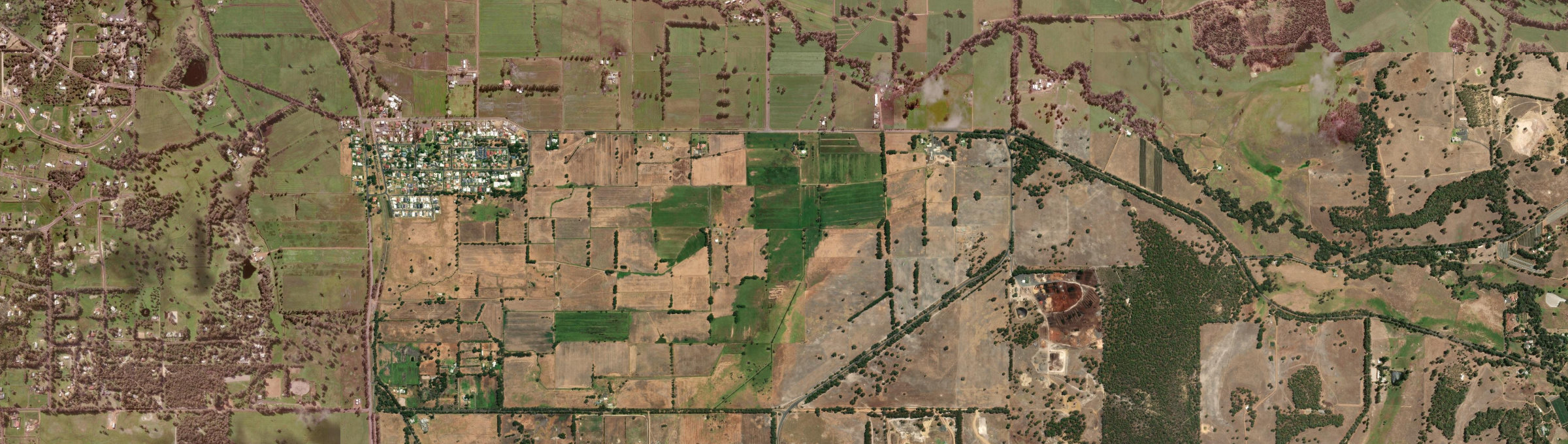 Aerial view of Dardanup, WA