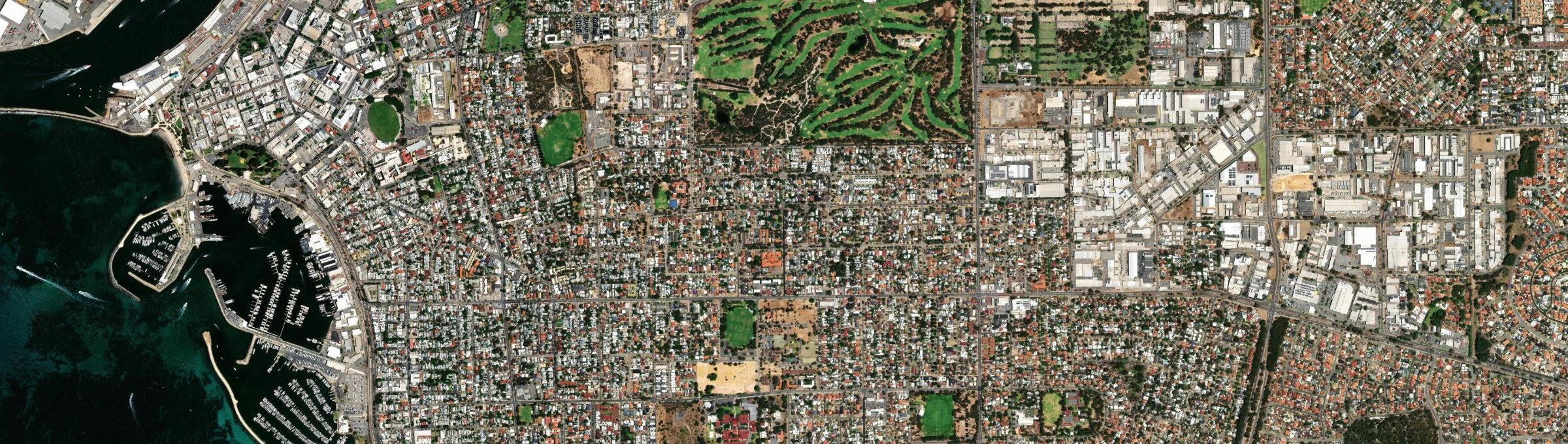 Aerial view of White Gum Valley, WA