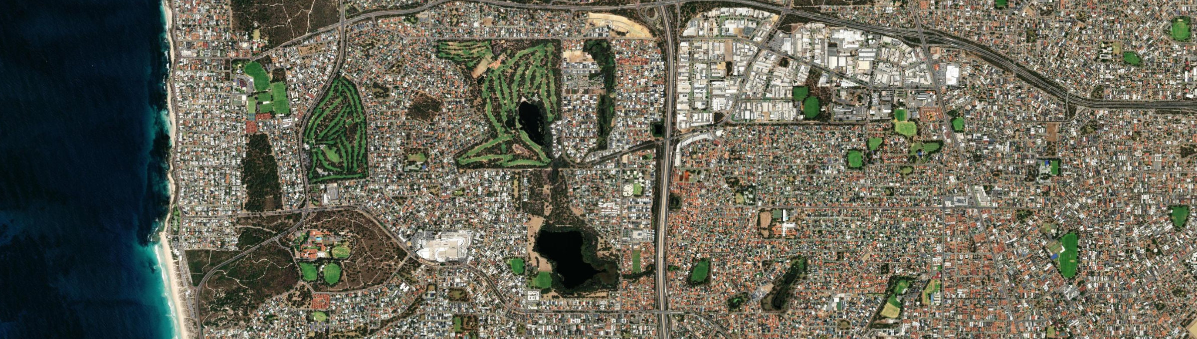 Aerial view of Gwelup, WA