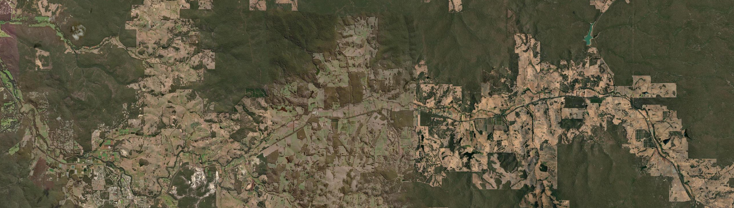 Aerial view of Lowden, WA