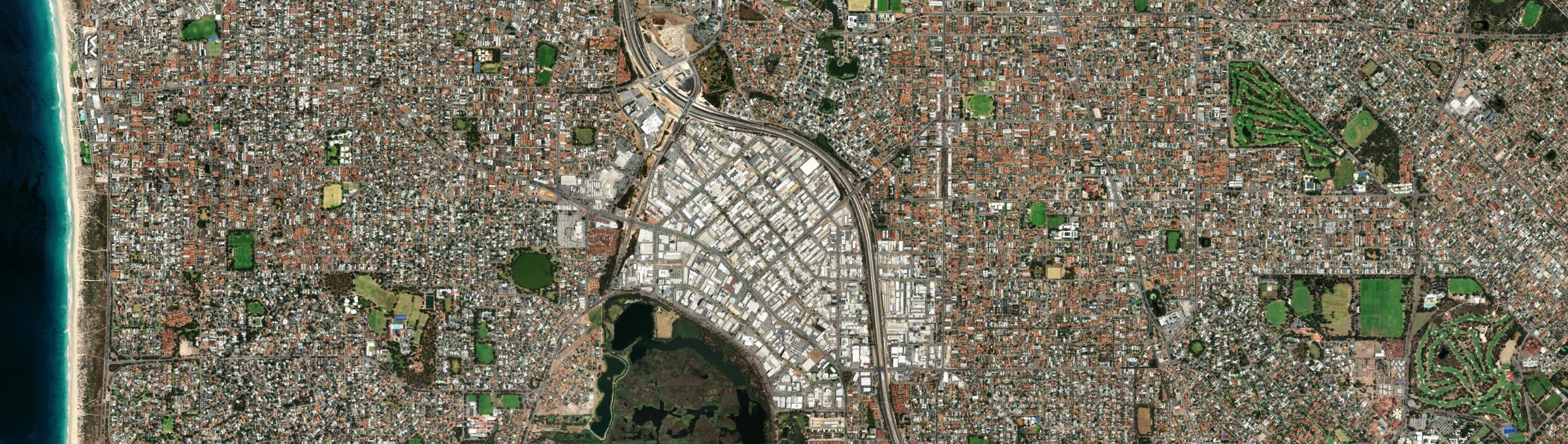 Aerial view of Osborne Park, WA